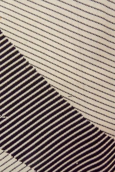Photo7: O0718H Vintage Japanese kimono   Gray ORI woven for women / Silk. Flower, More damages  (Grade D) (7)