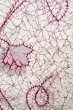 Photo4: O0718I Vintage Japanese kimono   White ORI woven for women / Silk. Rose,   (Grade C) (4)