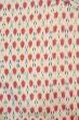 Photo3: O0718L Vintage Japanese kimono   White ORI woven for women / Silk. Geometrical pattern,   (Grade B) (3)