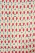 Photo4: O0718L Vintage Japanese kimono   White ORI woven for women / Silk. Geometrical pattern,   (Grade B) (4)