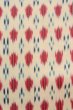 Photo5: O0718L Vintage Japanese kimono   White ORI woven for women / Silk. Geometrical pattern,   (Grade B) (5)