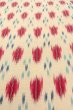 Photo10: O0718L Vintage Japanese kimono   White ORI woven for women / Silk. Geometrical pattern,   (Grade B) (10)