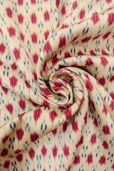 Photo12: O0718L Vintage Japanese kimono   White ORI woven for women / Silk. Geometrical pattern,   (Grade B) (12)