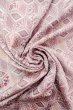Photo11: O0718M Vintage Japanese kimono   Ivory ORI woven for women / Silk. Flower,   (Grade C) (11)