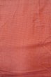 Photo4: O0718N Vintage Japanese kimono  Vivid Vermilion ORI woven for women / Silk. Cross   (Grade A) (4)