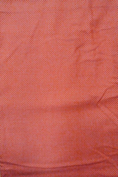 Photo4: O0718N Vintage Japanese kimono  Vivid Vermilion ORI woven for women / Silk. Cross   (Grade A) (4)