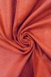 Photo10: O0718N Vintage Japanese kimono  Vivid Vermilion ORI woven for women / Silk. Cross   (Grade A) (10)