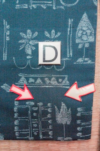Photo17: O0718O Vintage Japanese kimono   Teal ORI woven for women / Silk. Flower,   (Grade B) (17)