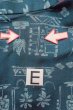 Photo18: O0718O Vintage Japanese kimono   Teal ORI woven for women / Silk. Flower,   (Grade B) (18)