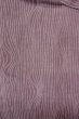 Photo4: O0718P Vintage Japanese kimono  Grayish Purple ORI woven for women / Silk. Wood grain pattern   (Grade B) (4)