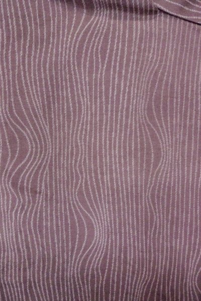 Photo4: O0718P Vintage Japanese kimono  Grayish Purple ORI woven for women / Silk. Wood grain pattern   (Grade B) (4)