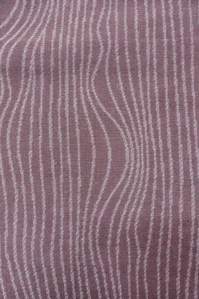 Photo6: O0718P Vintage Japanese kimono  Grayish Purple ORI woven for women / Silk. Wood grain pattern   (Grade B) (6)