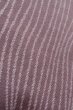 Photo8: O0718P Vintage Japanese kimono  Grayish Purple ORI woven for women / Silk. Wood grain pattern   (Grade B) (8)