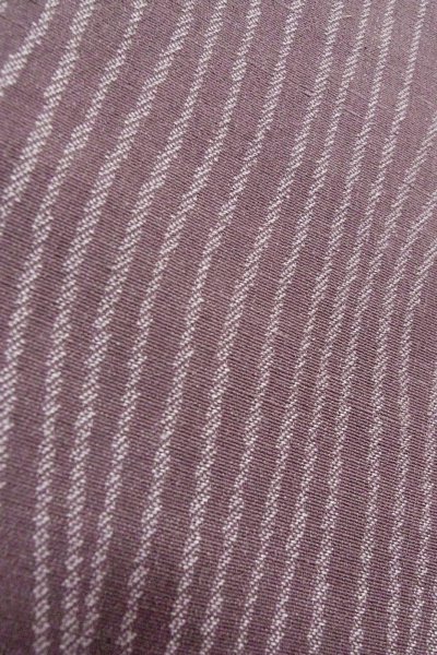 Photo8: O0718P Vintage Japanese kimono  Grayish Purple ORI woven for women / Silk. Wood grain pattern   (Grade B) (8)