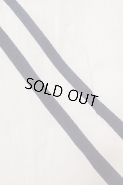 Photo6: O0718U Vintage Japanese kimono   White YUKATA summer(made in Japan) for women / Cotton. Line "Eba-pattern"  (Grade C) (6)