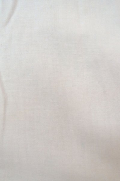 Photo7: O0718U Vintage Japanese kimono   White YUKATA summer(made in Japan) for women / Cotton. Line "Eba-pattern"  (Grade C) (7)