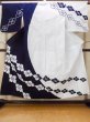 Photo1: O0718Y Vintage Japanese kimono   White YUKATA summer(made in Japan) for women / Cotton. Flower "Eba-pattern"  (Grade C) (1)