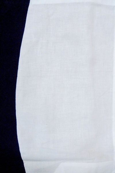 Photo4: O0718Y Vintage Japanese kimono   White YUKATA summer(made in Japan) for women / Cotton. Flower "Eba-pattern"  (Grade C) (4)