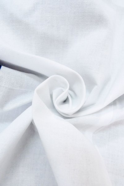 Photo11: O0718Y Vintage Japanese kimono   White YUKATA summer(made in Japan) for women / Cotton. Flower "Eba-pattern"  (Grade C) (11)