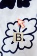 Photo15: O0718Y Vintage Japanese kimono   White YUKATA summer(made in Japan) for women / Cotton. Flower "Eba-pattern"  (Grade C) (15)