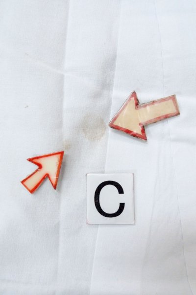 Photo16: O0718Y Vintage Japanese kimono   White YUKATA summer(made in Japan) for women / Cotton. Flower "Eba-pattern"  (Grade C) (16)