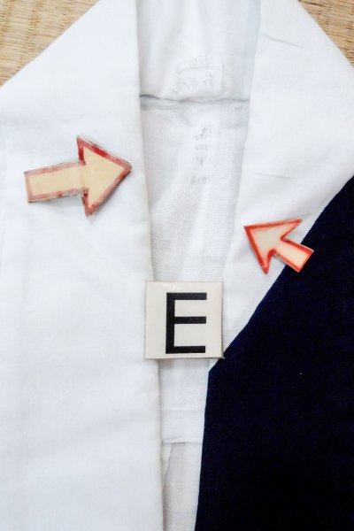 Photo18: O0718Y Vintage Japanese kimono   White YUKATA summer(made in Japan) for women / Cotton. Flower "Eba-pattern"  (Grade C) (18)