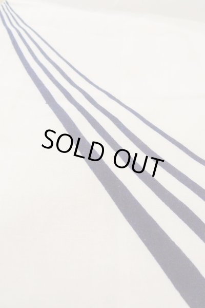 Photo9: O0718Z Vintage Japanese kimono   White YUKATA summer(made in Japan) for women / Cotton. Line, "Eba-pattern"  (Grade C) (9)