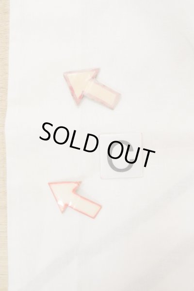 Photo16: O0718Z Vintage Japanese kimono   White YUKATA summer(made in Japan) for women / Cotton. Line, "Eba-pattern"  (Grade C) (16)