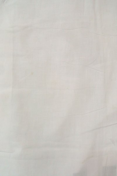 Photo4: O0719B Vintage Japanese kimono   White YUKATA summer(made in Japan) for women / Cotton. Quadrangle   (Grade C) (4)