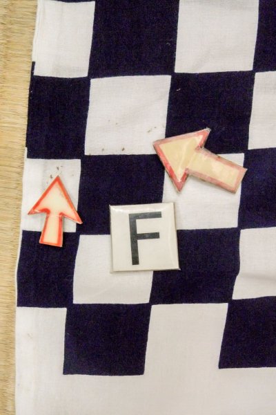 Photo18: O0719B Vintage Japanese kimono   White YUKATA summer(made in Japan) for women / Cotton. Quadrangle   (Grade C) (18)