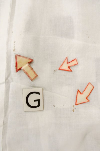 Photo19: O0719B Vintage Japanese kimono   White YUKATA summer(made in Japan) for women / Cotton. Quadrangle   (Grade C) (19)