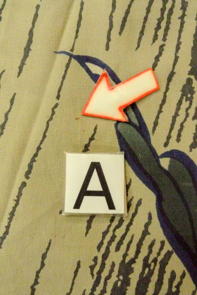 Photo14: O0719C Vintage Japanese kimono  Grayish Olive Pour Dyed Yukata for women / Cotton. Flower,   (Grade B) (14)