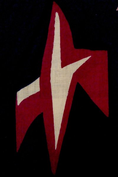 Photo6: O0719D Vintage Japanese kimono   Indigo Blue YUKATA summer(made in Japan) for women / Cotton/hemp Abstract pattern   (Grade C) (6)