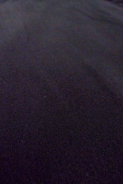 Photo7: O0805A Vintage Japanese kimono   Black MONTSUKI crests for women / Silk.    (Grade C) (7)