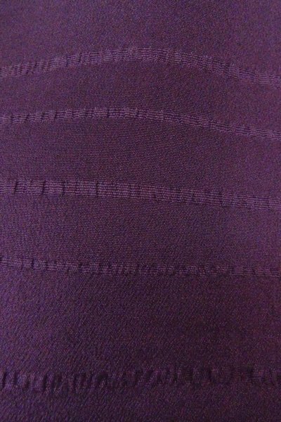 Photo7: O0805B Vintage Japanese kimono   Purple IROMUJI plain colored for women / Silk. Line,   (Grade B) (7)