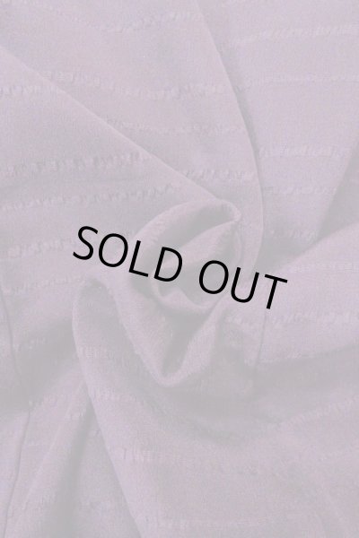 Photo12: O0805B Vintage Japanese kimono   Purple IROMUJI plain colored for women / Silk. Line,   (Grade B) (12)