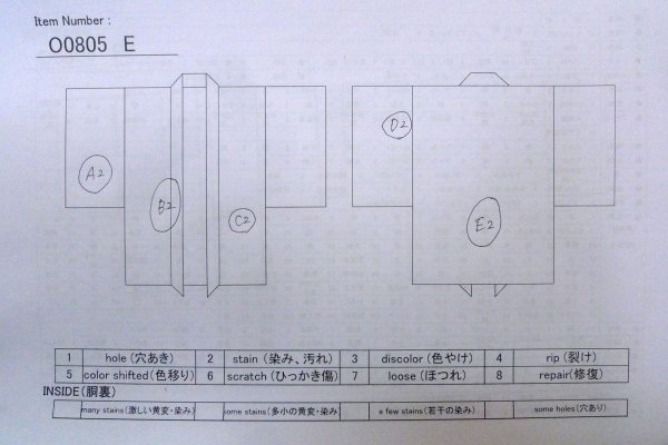 Photo13: O0805E Vintage Japanese kimono   Ivory HAORI short jacket for women / Silk. Cloud   (Grade B) (13)