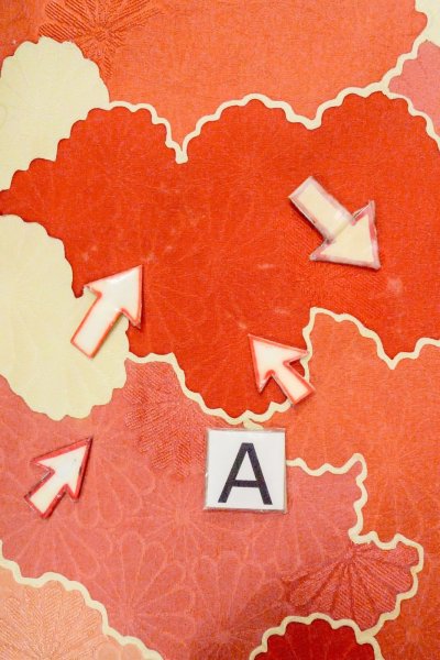 Photo14: O0805E Vintage Japanese kimono   Ivory HAORI short jacket for women / Silk. Cloud   (Grade B) (14)