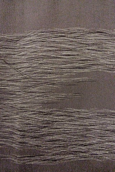 Photo7: O0805F Vintage Japanese kimono   Gray HAORI short jacket for women / Silk. Line,   (Grade B) (7)