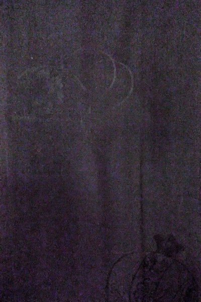 Photo6: O0805J Vintage Japanese kimono   Black HAORI short jacket for women / Silk.  Base woven pattern: Treasures, Crossed circles, Dapple pattern  (Grade B) (6)