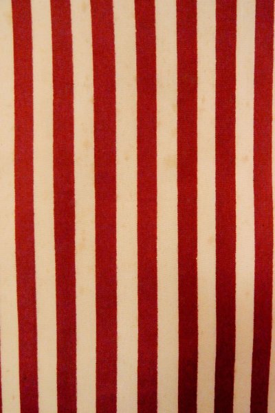 Photo6: O0805K Vintage Japanese kimono   Off White HAORI short jacket for women / Silk. Stripes   (Grade D) (6)