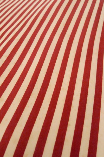 Photo8: O0805K Vintage Japanese kimono   Off White HAORI short jacket for women / Silk. Stripes   (Grade D) (8)