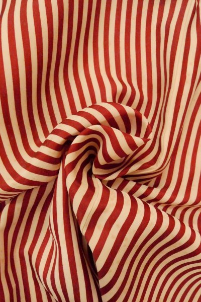 Photo12: O0805K Vintage Japanese kimono   Off White HAORI short jacket for women / Silk. Stripes   (Grade D) (12)