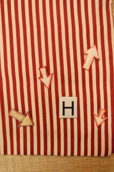 Photo21: O0805K Vintage Japanese kimono   Off White HAORI short jacket for women / Silk. Stripes   (Grade D) (21)