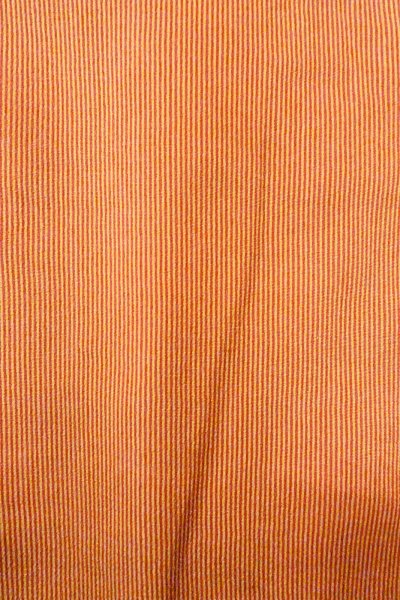 Photo7: O0805M Vintage Japanese kimono   Orange HAORI short jacket for women / Silk. Stripes,   (Grade B) (7)