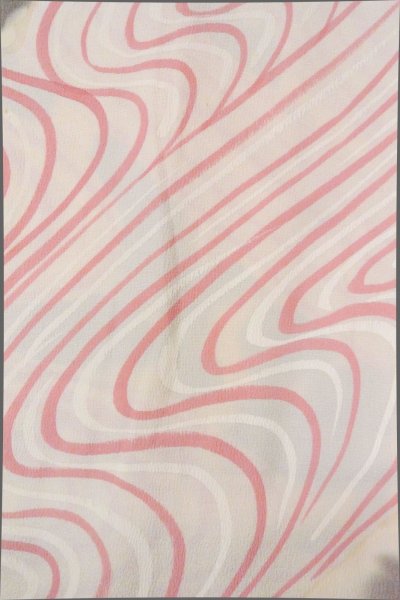 Photo6: O0805N Vintage Japanese kimono   Off White HAORI short jacket for women / Silk. Stream,   (Grade C) (6)