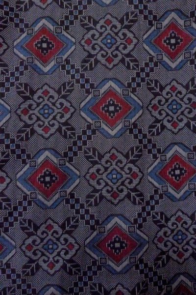 Photo3: Mint O0805P Vintage Japanese kimono   Gray HAORI short jacket for women / Silk. Flower,   (Grade A) (3)