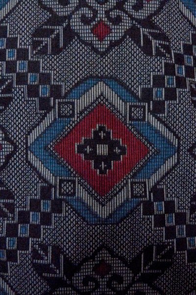 Photo6: Mint O0805P Vintage Japanese kimono   Gray HAORI short jacket for women / Silk. Flower,   (Grade A) (6)