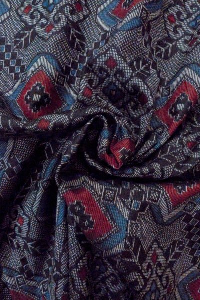 Photo12: Mint O0805P Vintage Japanese kimono   Gray HAORI short jacket for women / Silk. Flower,   (Grade A) (12)