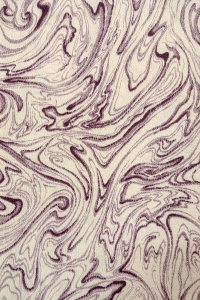 Photo5: O0805X Vintage Japanese kimono   White HAORI short jacket for women / Silk. Wood grain pattern   (Grade C) (5)